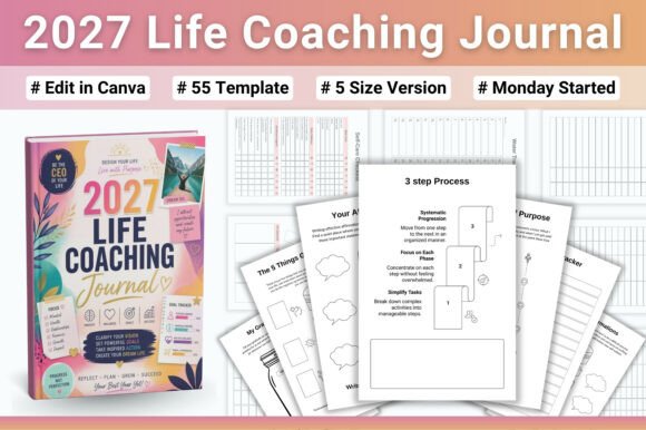 Download 🌸2027 Life Coaching Journal - 2027 Collection