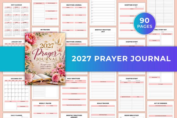 Download 2027 Prayer Journal KDP Graphic - 2027 Collection