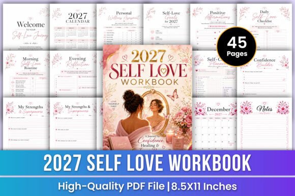 Download 2027 Self Love Workbook | Growth - 2027 Collection