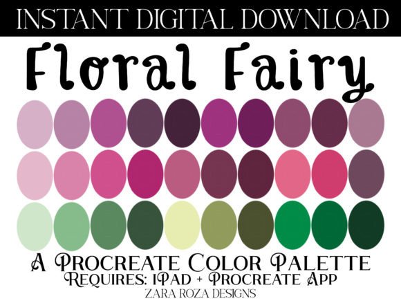Download Floral Fairy Procreate Color Palette - Floral Collection