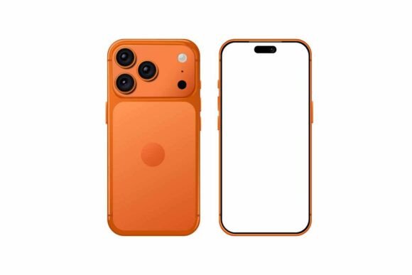 Download Iphone 17 Pro Max Orange Color Mockup - Iphone 17 pro max Collection