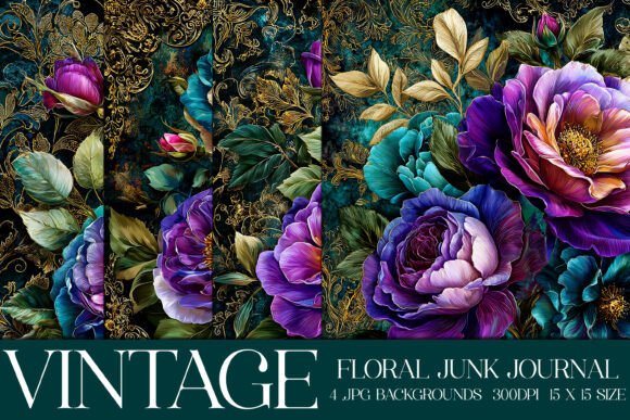 Download Luxury Floral Flowers Backgrounds, S43 - Floral Collection