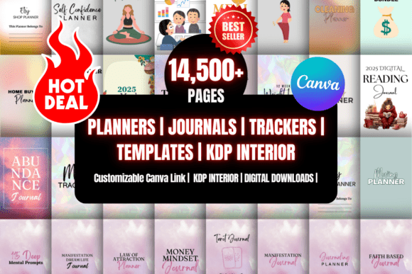 Download Canva Template Bundle 1000+ Planners - Planners Collection