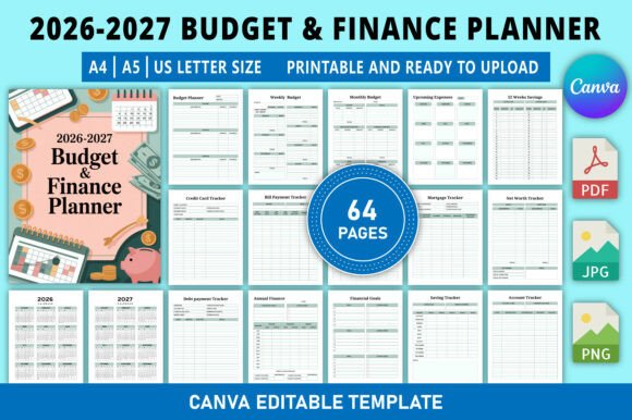 Download 2026-2027 Budget &amp; Finance Planner - 2027 Collection