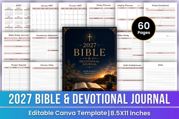 Download 2027 Bible &amp; Devotional Journal | Faith - 2027 Collection