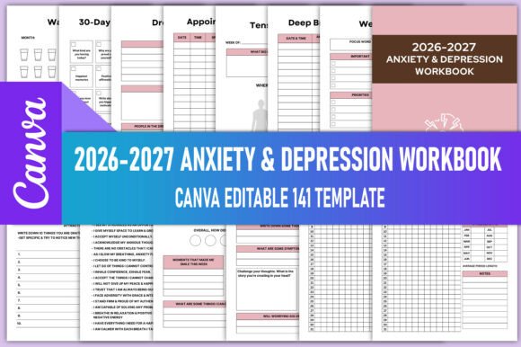 Download 2026-2027 Anxiety &amp; Depression Workbook - 2027 Collection