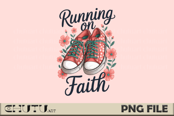 Download Running on Faith Floral PNG Design - Floral Collection