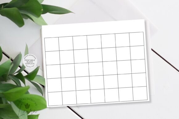 Download Printable Blank Calendar Page DIY Ready - Blank calendar Collection
