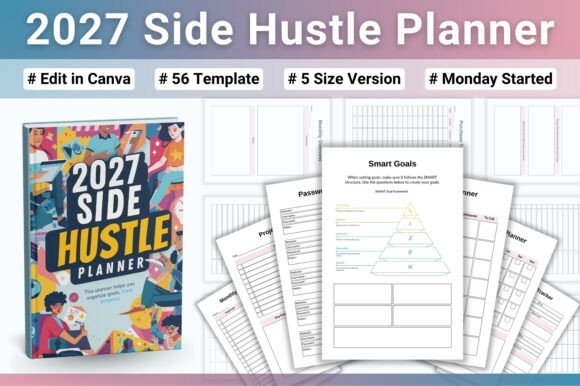 Download 2027 Side Hustle Planner - 2027 Collection